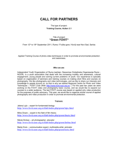 CALL FOR PARTNERS - Youth for Europe