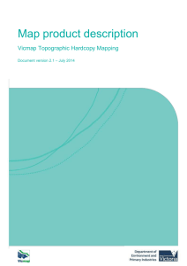 Vicmap Topographic Hardcopy Maps Product Description