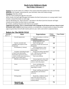 Rubric for Layers of the Atmosphere Poster Name Hour 1 2 4 5