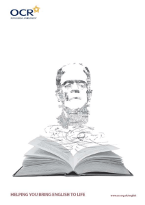 Frankenstein - Scheme of work
