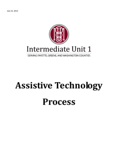 IU1 Assistive Technology Process