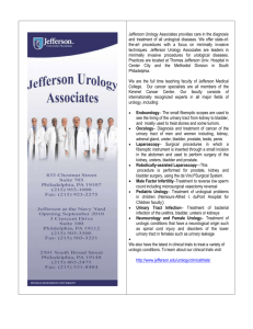 Jefferson Urology Associates provides care in the diagnosis and