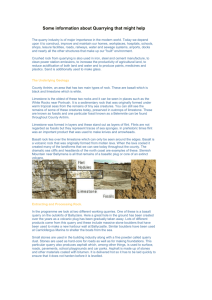 Some information about Quarrying that might help