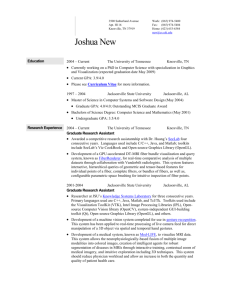 Resume - EECS User Home Pages - The University of Tennessee