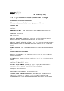 L3 Assignment and Assessment Design Guidance (Word 49KB)