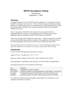 WFPC2 Acceptance Testing