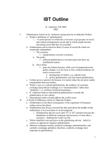 IBT Outline - American University Washington College of Law