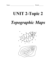Unit 2-Topographic Maps Note Packet