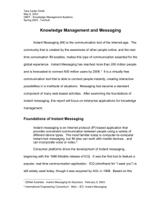 Messaging - School of Information