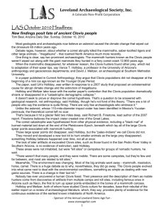 October 2010 Monthly Newsletter - Loveland Archaeological Society