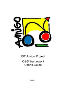Amigo user`s guide - GForge