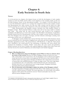 Early Societies in South Asia