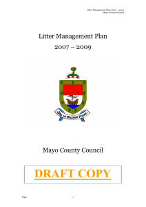 Litter Management Plan