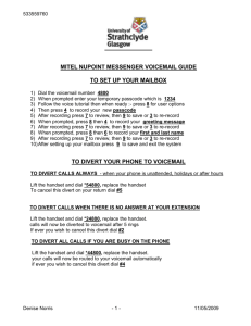 Voicemail Guide