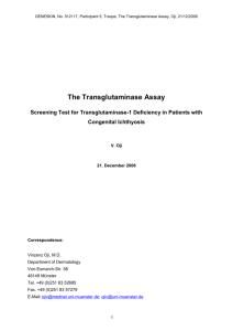 Transglutaminase Assay