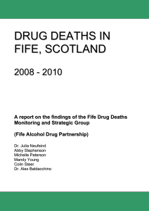 GROS FOR SCOTLAND DRUG RELATED DEATHS IN