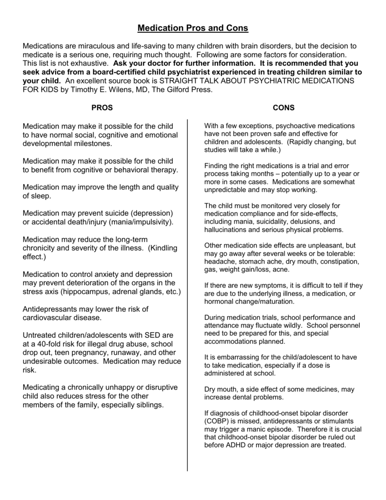 Medication Fact Sheet