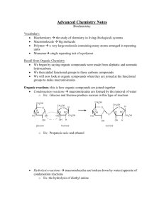 Advanced Chemistry Notes - Bridgman Public Schools