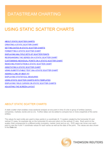 Formatting a static scatter chart