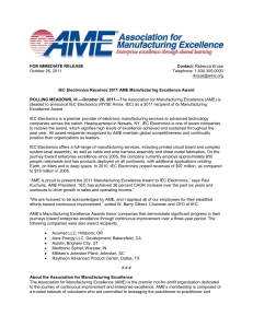IEC Electronics - Association for Manufacturing Excellence