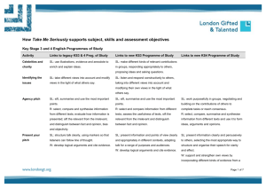 Addresses KS3 and KS4 English Framework objectives