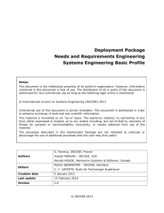 Requirements Engineering