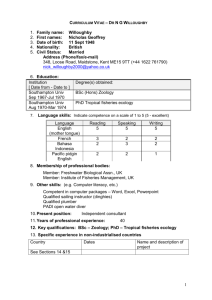 EU format CV - The NR Group