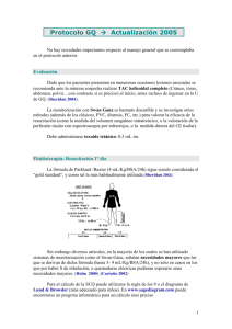 Actualización del Protocolo de Tratamiento médico en Grandes