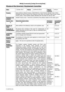 Minutes of a Meeting of the Resources Committee, held in Mr