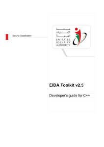 EIDA Toolkit FRS - UAE ID Card and how to integrate with it