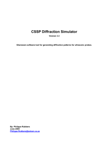 CSSP Diffraction Simulation