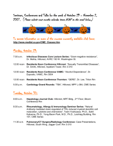 Monday, October 29 - UCSD Division of Pulmonary, Critical Care