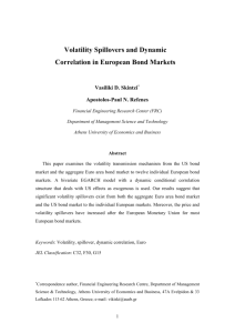 Volatility Spillovers and Dynamic Correlation in European Bond