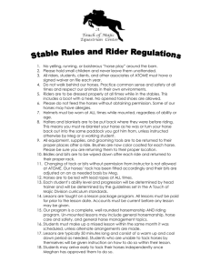MA State Law Regarding Equine Participants
