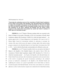 ASSOCIATION OF PACIFIC ISLAND LEGISLATURES Res. No. 34