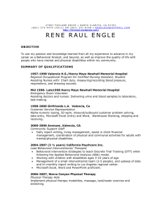 Raul Engle`s Resume