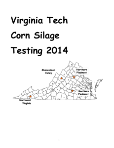 VA Tech Corn Silage Testing Program