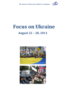 Ilko Kucheriv Democratic Initiatives Foundation Focus on Ukraine