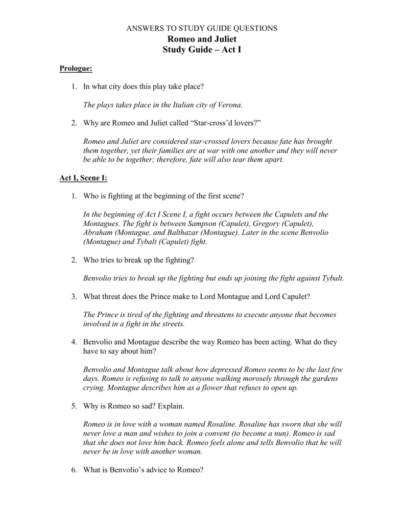 Romeo And Juliet Act 3 Scene 1 Questions And Answers Pdf Romeo And Juliet Act 3 Scene 1 Questions And Answers Pdf