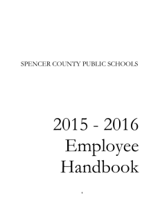 Employee Handbook 2015-2016