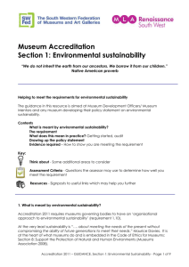 Accreditation - South Western Federation of Museums and Art