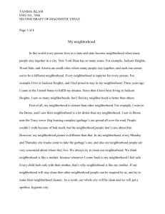 to see my "Neighborhood" essay