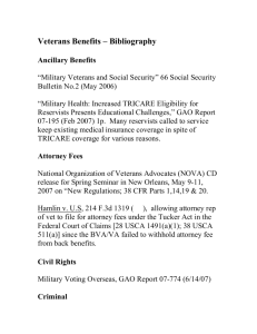 Veterans - Bibliography