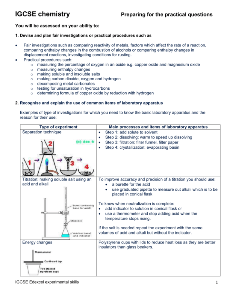 igcse-chemistry-preparing-for-the-practical-questions-you-will-be