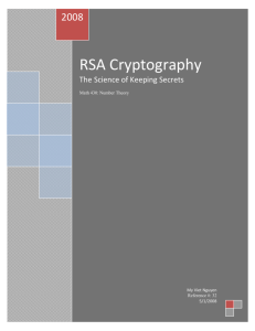 RSA Cryptography - Full