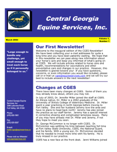 March 2004 Newsletter
