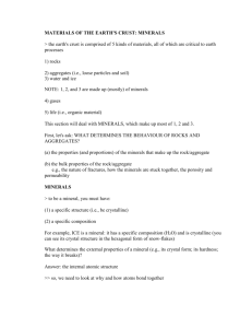06. Materials of The Earth`s Crust