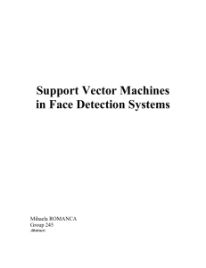 3 SVM in Face Detection