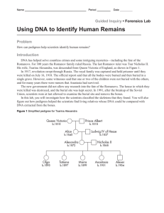 Q3 Using DNA to Identify Human Remains