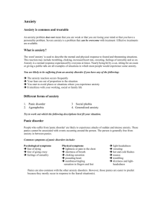 anxiety worksheets for patients